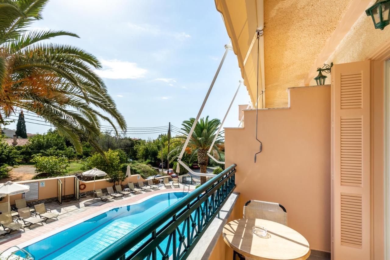 Lefktron Hotel Stoupa Luaran gambar