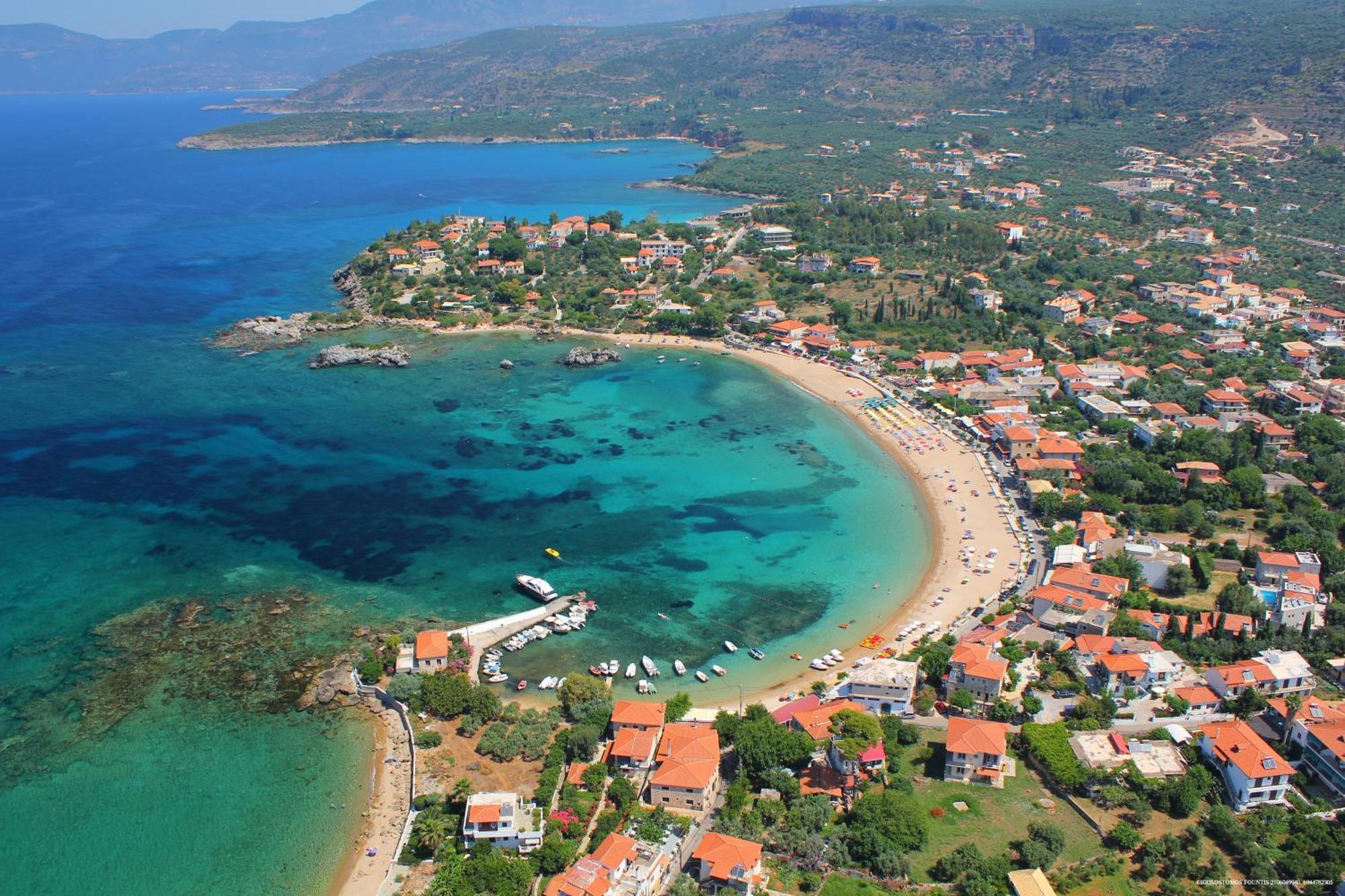 Lefktron Hotel Stoupa Luaran gambar